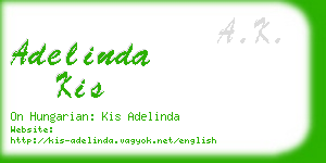adelinda kis business card